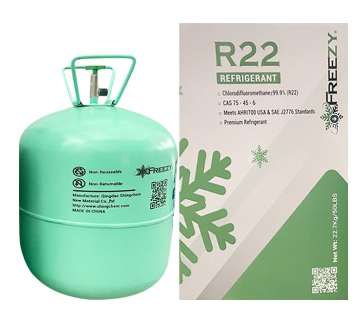 Gas lạnh R22 Freezy Bình 22.7kg