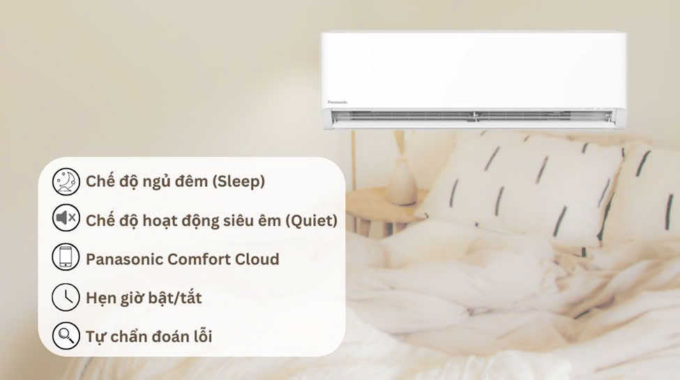Các tiện ích của máy lạnh Panasonic