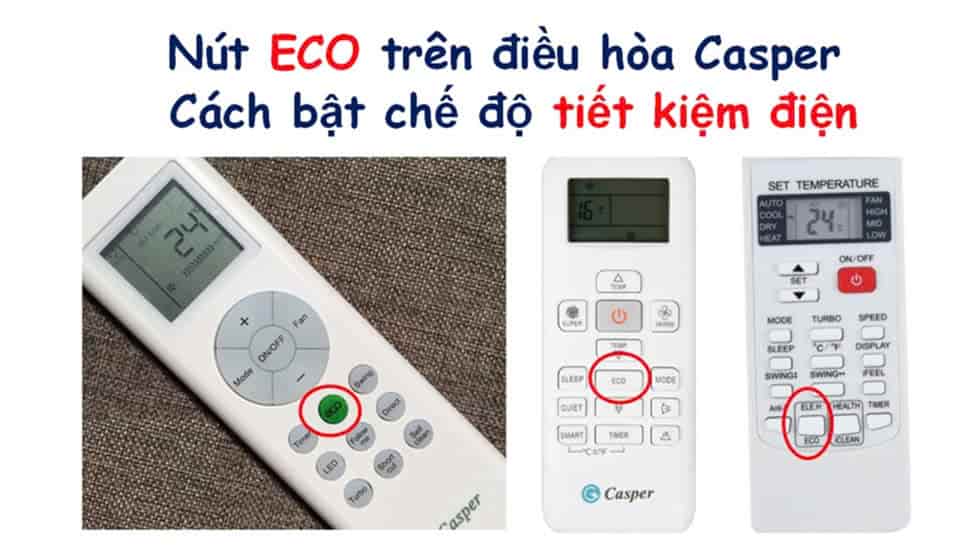 Công nghệ Inverter kết hợp chế độ Eco của máy lạnh Casper