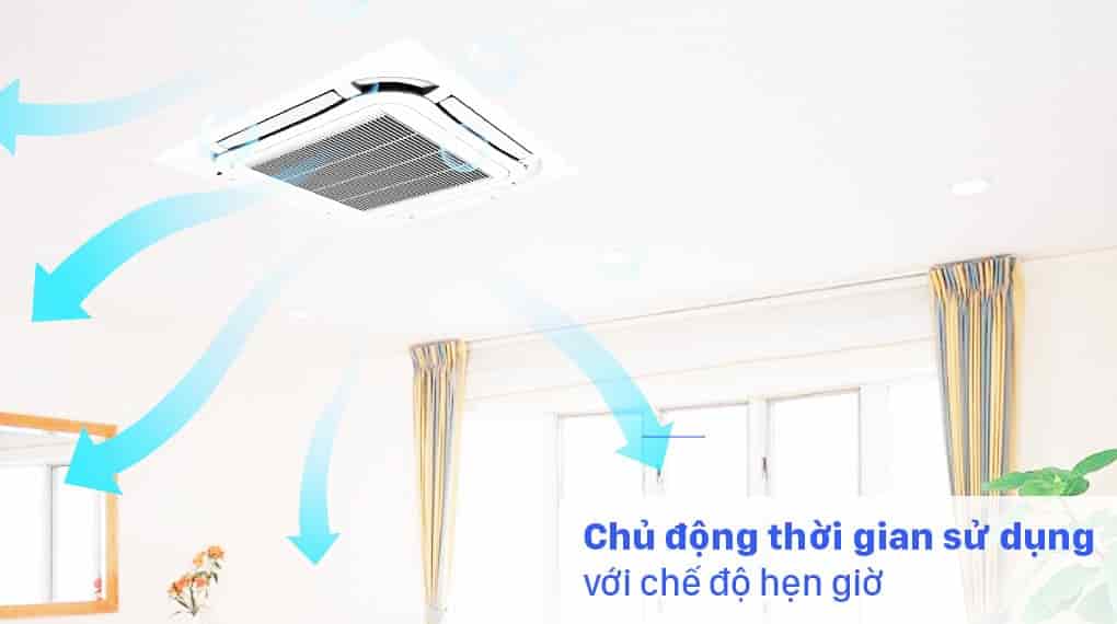 Máy lạnh âm trần Gree có chế độ hẹn giờ