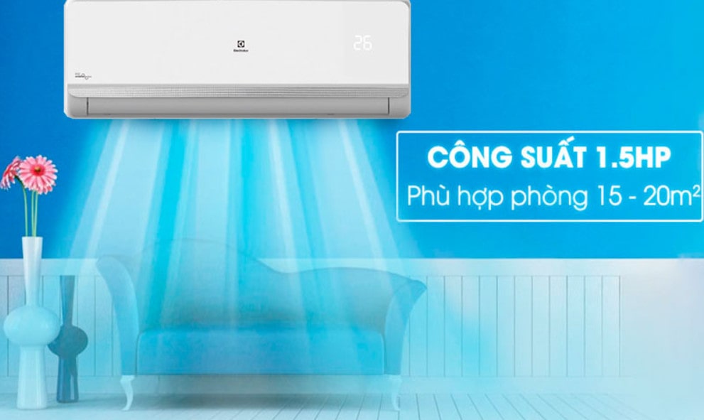 Máy lạnh Electrolux Inverter ESV12CRR-C3 1.5 Hp Treo Tường