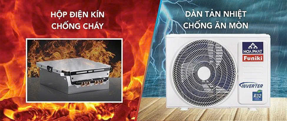 Dàn đồng độ bền cao của máy lạnh Funiki