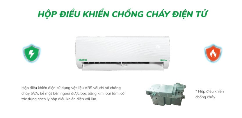 Hộp điều khiển chống cháy của máy lạnh Hikawa