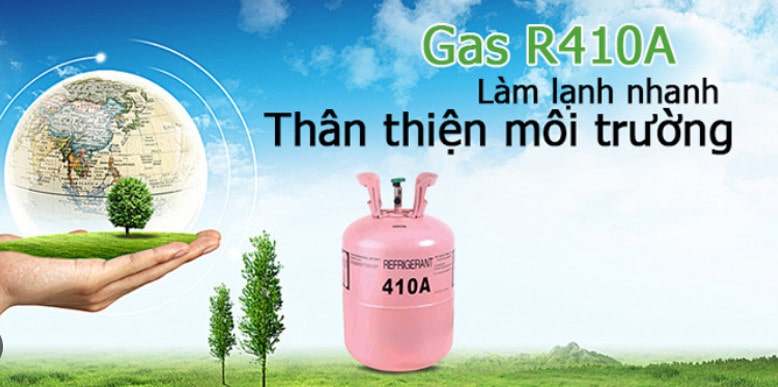 Gas R410a thân thiện môi trường