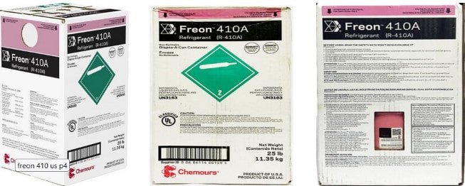 Gas Chemours Freon R410a USA - NW 11.35Kg