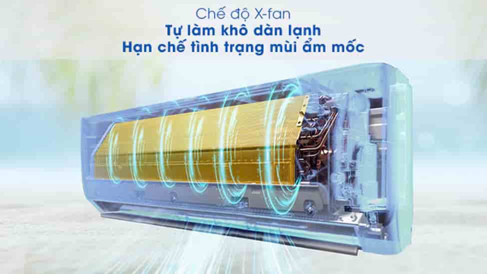 Chế độ X-fan của máy lạnh Gree