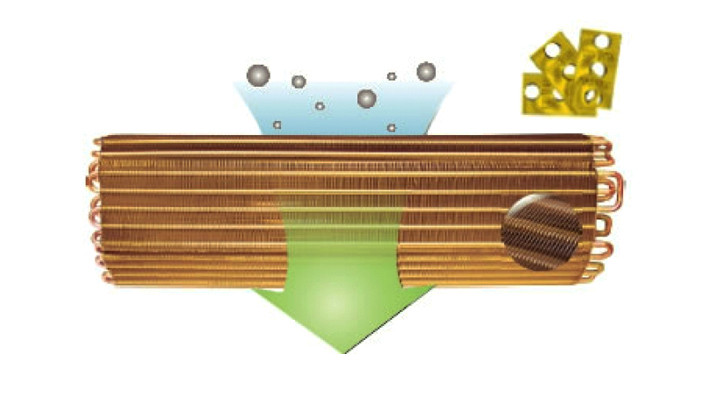 Công nghệ golden fin chống ăn mòn của máy lạnh Media