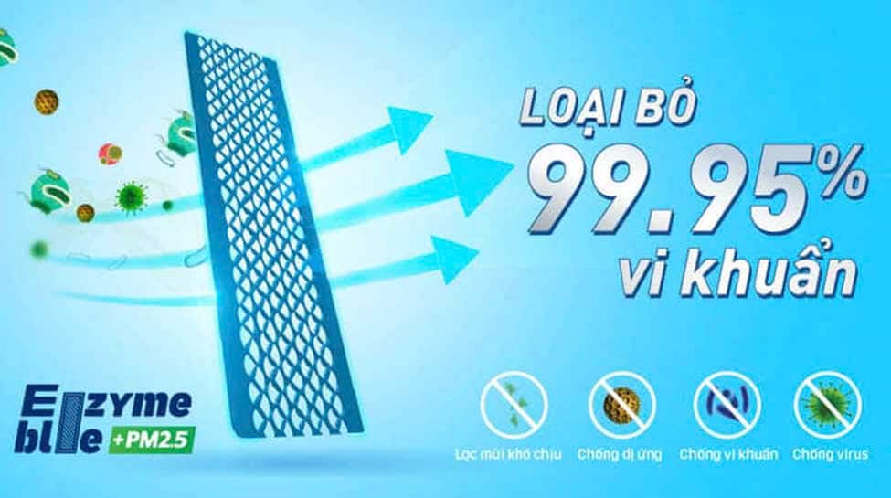 Khả năng lọc không khí của máy lạnh Daikin