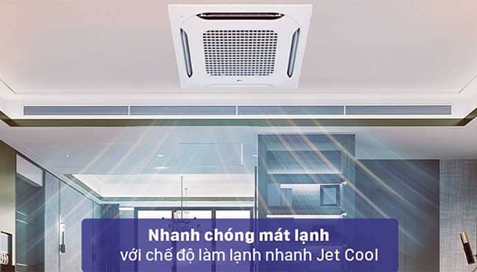 Máy lạnh âm trần LG làm lạnh nhanh