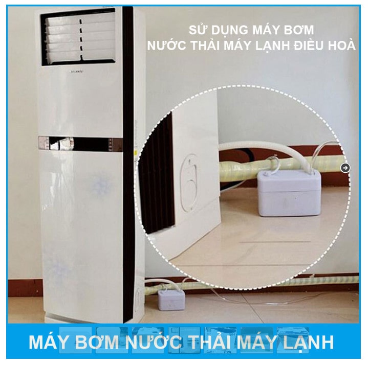 Máy Bơm Thoát Nước Máy Lạnh Kingpump CUBE 10M