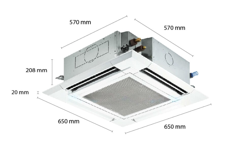 Máy Lạnh Âm Trần Mitsubishi Electric 2.0 HP (2 Ngựa) SL-2AKLDR1.TH