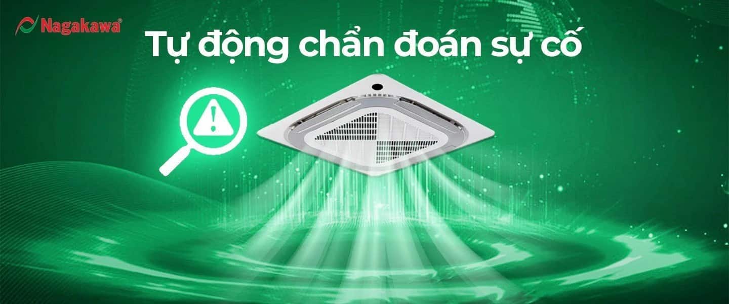 Máy lạnh Nagakawa tự chuẩn đoán sự cố 