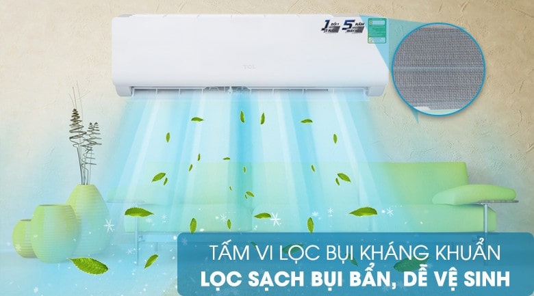 Máy lạnh TCL vi lọc kháng khuẩn