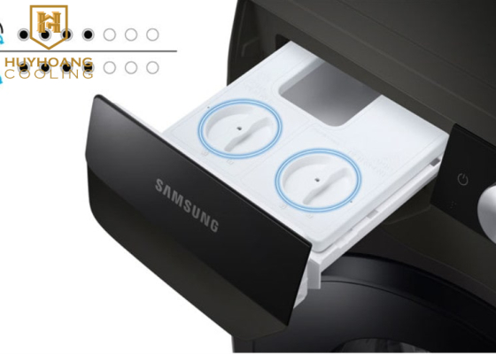 Máy Giặt Samsung AI Inverter 9 Kg WW90TP44DSB/SV Lồng Ngang